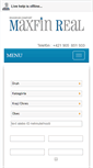 Mobile Screenshot of maxfinreal.sk